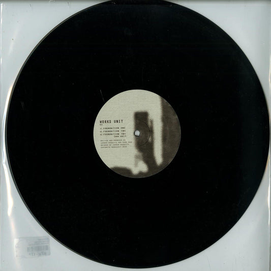 Second Hand vinyl record titled "WORKS UNIT – 001" shown from the front, featuring album artwork on the cover.
