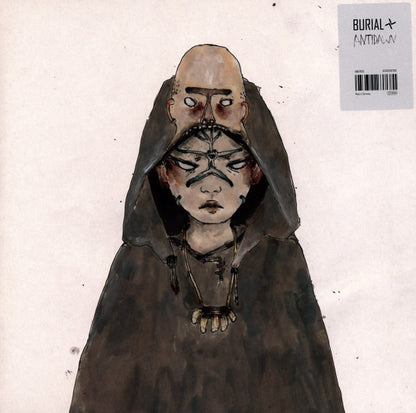 Second Hand Burial – Antidawn vinyl record with colorful abstract cover art, close-up view of the front side.