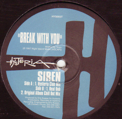 SIREN – BREAK WITH YOU