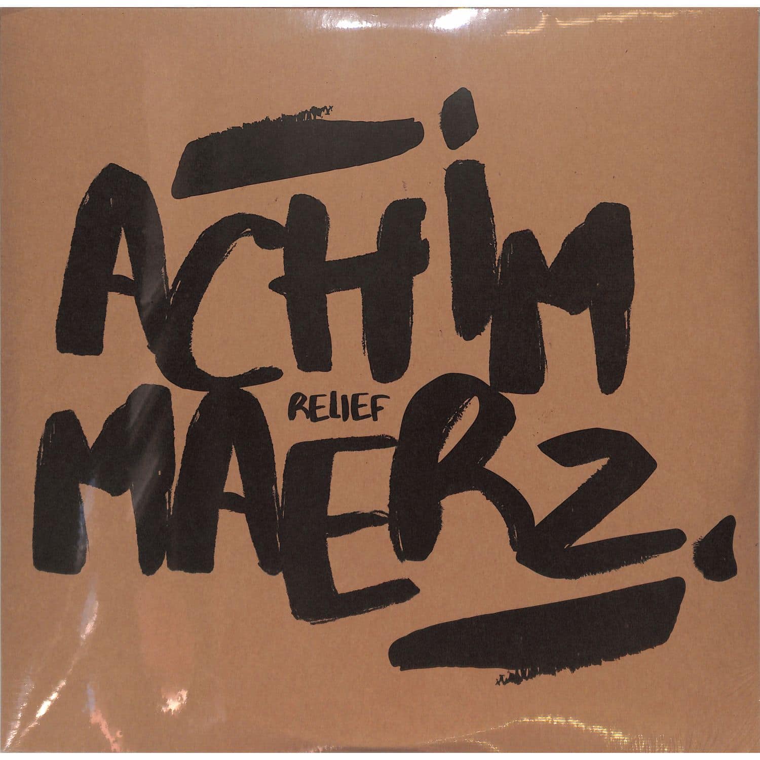 ACHIM MAERZ – RELIEF vinyl record by Word and Sound, front cover with abstract artwork and album title.