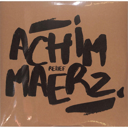 ACHIM MAERZ – RELIEF vinyl record by Word and Sound, front cover with abstract artwork and album title.