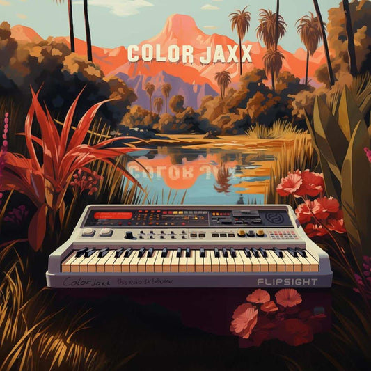 Triple Vision COLORJAXX – IN BETWEEN vinyl record with colorful abstract artwork on the front cover.