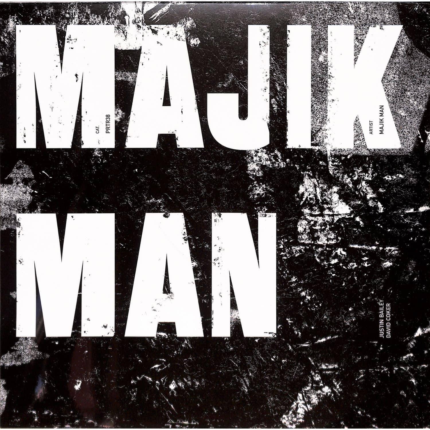 Yoyaku Majik Man vinyl record featuring abstract artwork on the front cover, displayed against a neutral background.