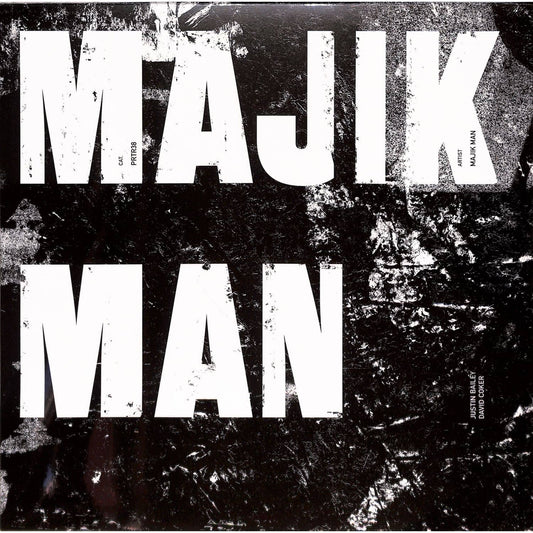 Yoyaku Majik Man vinyl record featuring abstract artwork on the front cover, displayed against a neutral background.