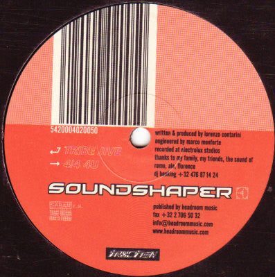 Second Hand SOUNDSHAPER Tribe Jive vinyl record with colorful album cover featuring tribal-inspired artwork.