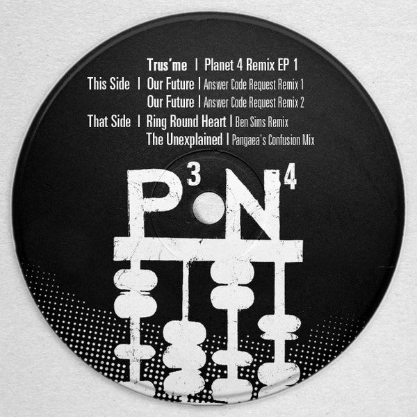 TRUS'ME, ANSWER CODE REQUEST, BEN SIMS, PANGAEA – PLANET 4 REMIX EP 1