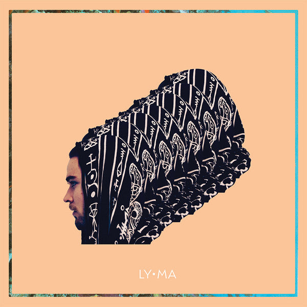 Second Hand vinyl record titled "LYMA – IN BETWEEN SHIFTS" with colorful album art and black vinyl disc visible.