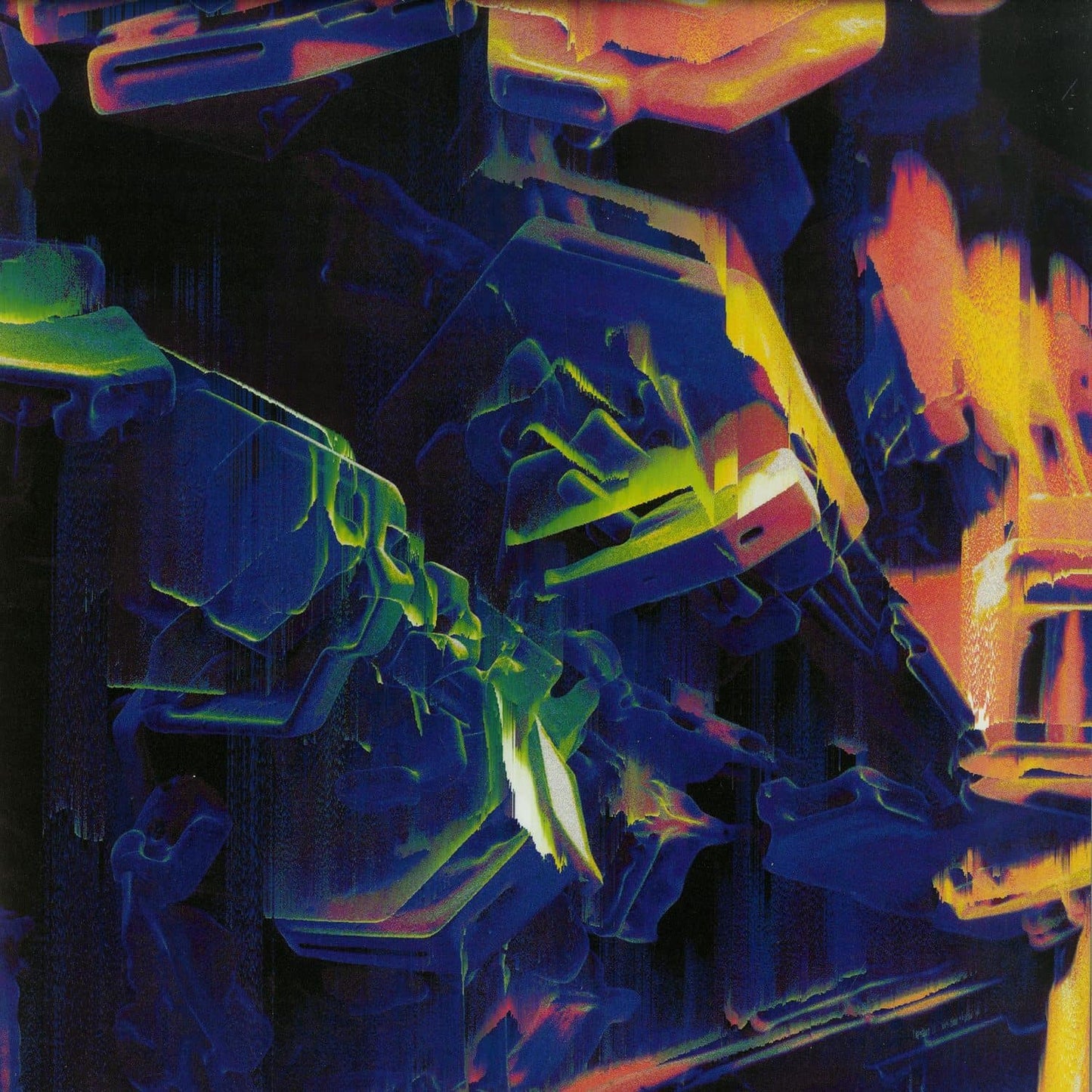 Second Hand vinyl record titled "Aftereffekts" from the EDIT SELECT series, showing the front cover artwork.