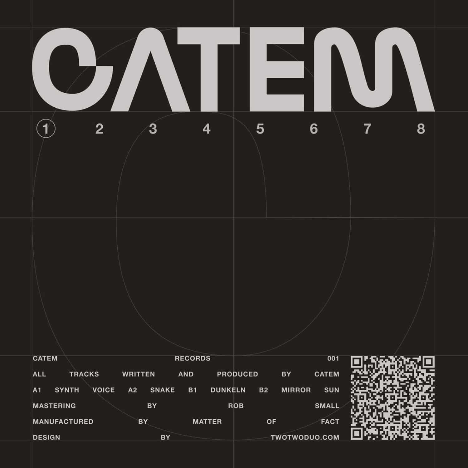 Decks CATEM001 vinyl record with colorful album cover featuring abstract artwork.