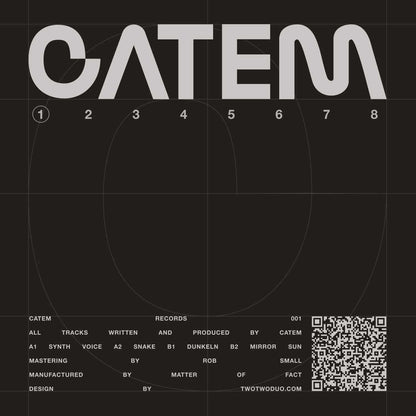 Decks CATEM001 vinyl record with colorful album cover featuring abstract artwork.