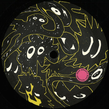 SWEATY BULL In The Moment EP vinyl record by Vinyl Future, front cover with abstract artwork and bold text design.