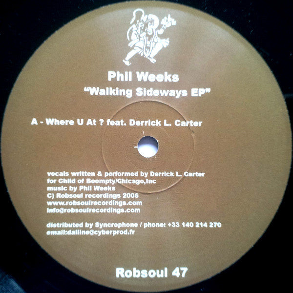 PHIL WEEKS – WALKING SIDEWAYS EP - Chippy Chasers Record Store
