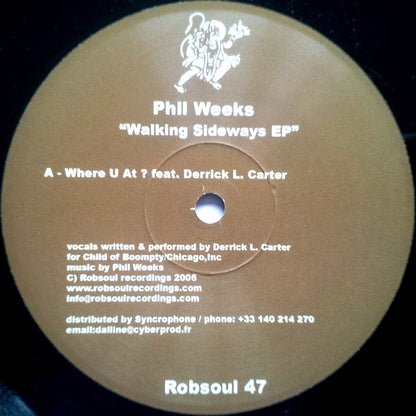 PHIL WEEKS – WALKING SIDEWAYS EP - Chippy Chasers Record Store