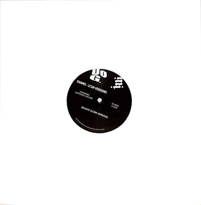 Decks Shamis LCSM vinyl record from the Likwid Continual Space Motion series, showing the front cover with abstract space-themed artwork.