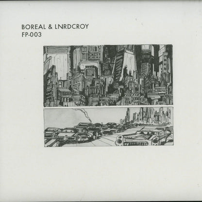 Second Hand vinyl record FP-003 by Boreal & LNRDCROY, showing the front cover with bold artwork and label details.