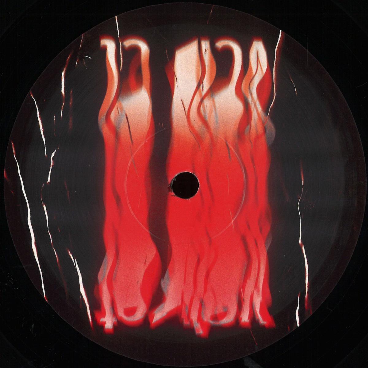 Vinyl record titled Monday Disco EP by Alvaro Medina, JNJS, and Djebali, displayed on a turntable with colorful background.