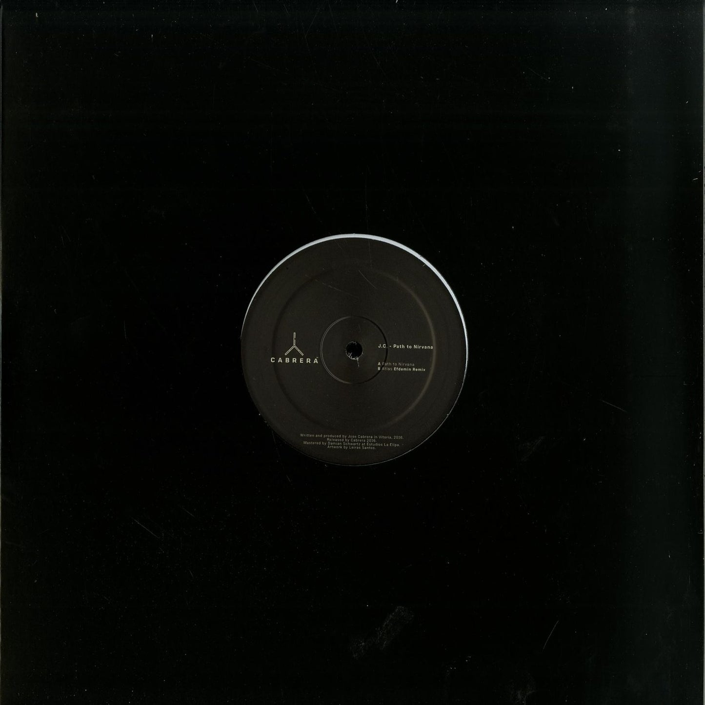 Second Hand vinyl record of J.C. – Path to Nirvana, front cover with artwork and album title.