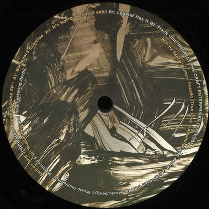 Vinyl Future Santos Tripmastaz Combinazione EP vinyl record with colorful abstract album cover design.