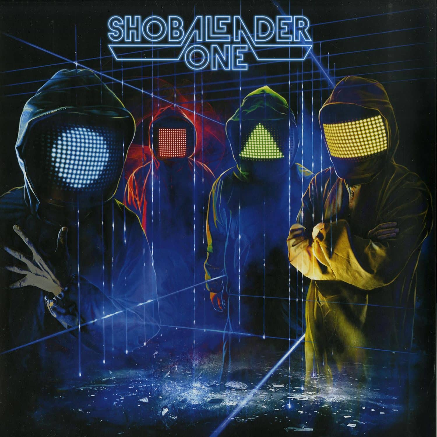Second Hand SHOBALEADER ONE – ELEKTRAC vinyl record with colorful abstract artwork seen from the front.