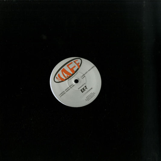 Vinyl record of EX-T, PRIORI – PORTAL VISION featuring colorful artwork and label details on the front cover.