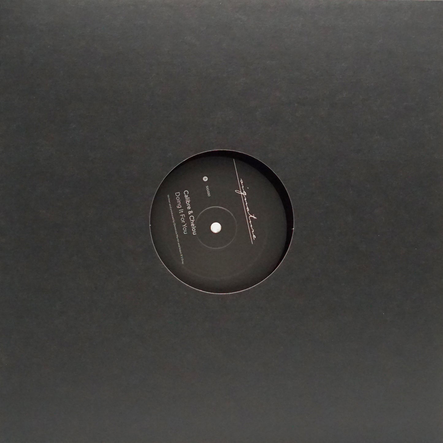 CALIBRE & CHELOU – DOING IT FOR YOU / NO MAN IS AN ISLAND