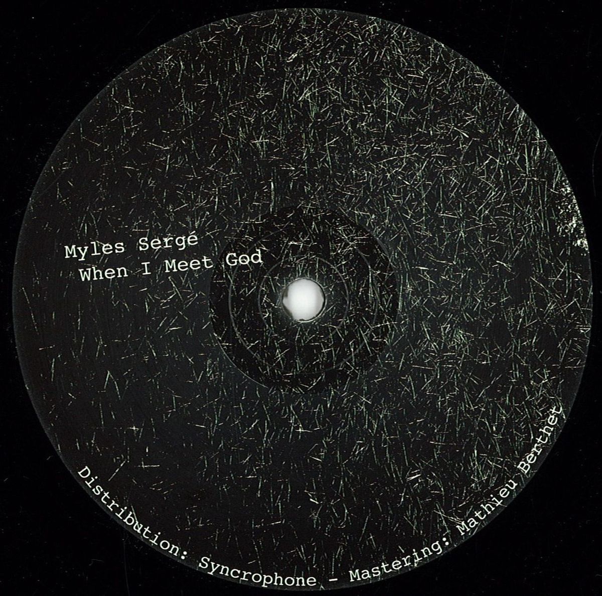 Myles Sergé vinyl record titled "The Awakening E.P" by Vinyl Future, showing the front cover artwork.