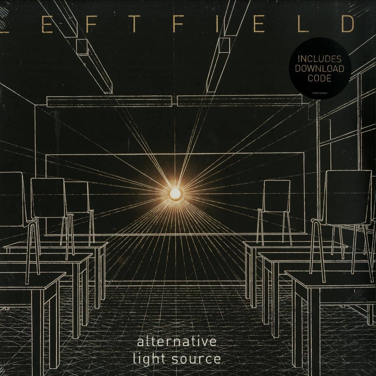 Second Hand vinyl record of LEFTFIELD – ALTERNATIVE LIGHT SOURCE, showing the front cover with abstract artwork.