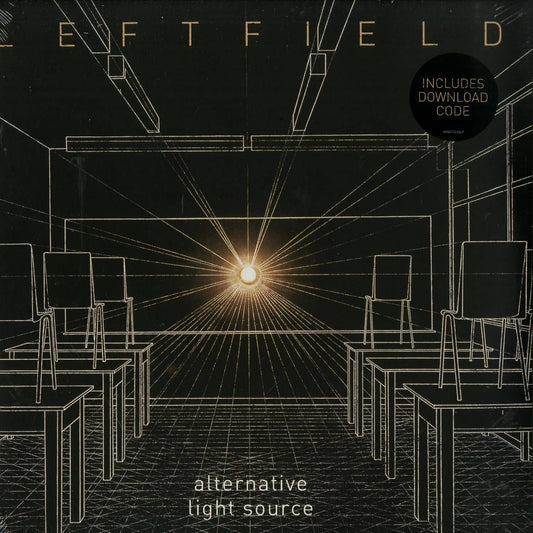Second Hand vinyl record of LEFTFIELD – ALTERNATIVE LIGHT SOURCE, showing the front cover with abstract artwork.