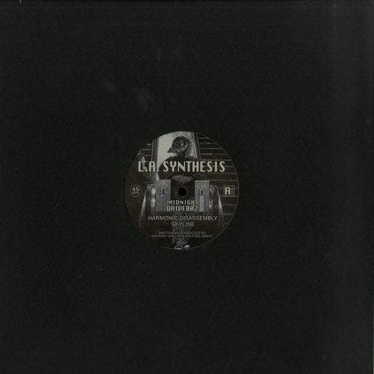 Second Hand vinyl record titled LA SYNTHESIS – HARMONIC DISASSEMBLY with colorful album artwork on the front.