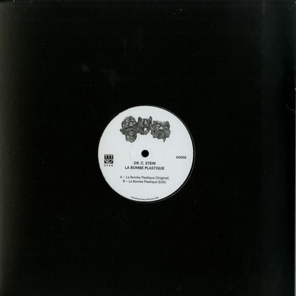 Second Hand vinyl record of Dr. C. Stein's La Bombe Plastique with colorful label design and album artwork.