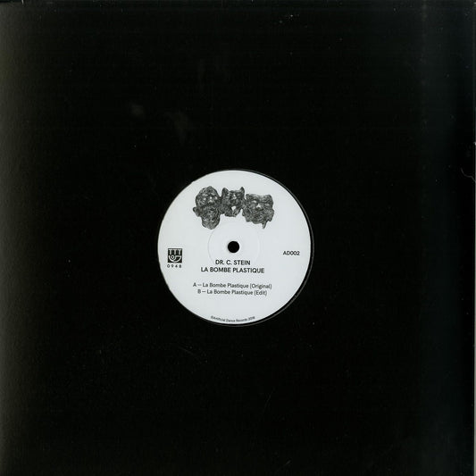 Second Hand vinyl record of Dr. C. Stein's La Bombe Plastique with colorful label design and album artwork.
