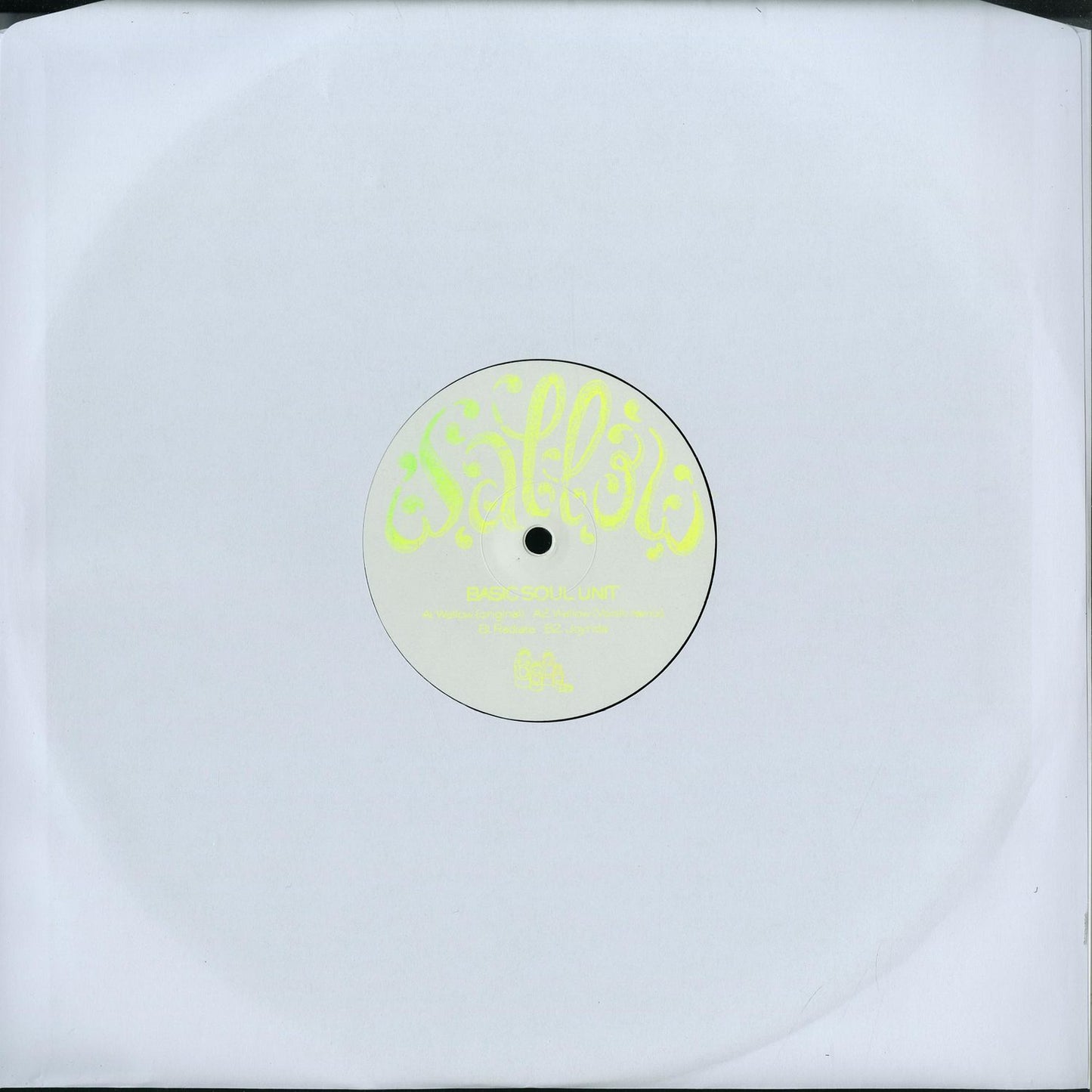 Second Hand vinyl record "BASIC SOUL UNIT" by VOISKI from the WALLOW series, showing the record cover with artwork and title.
