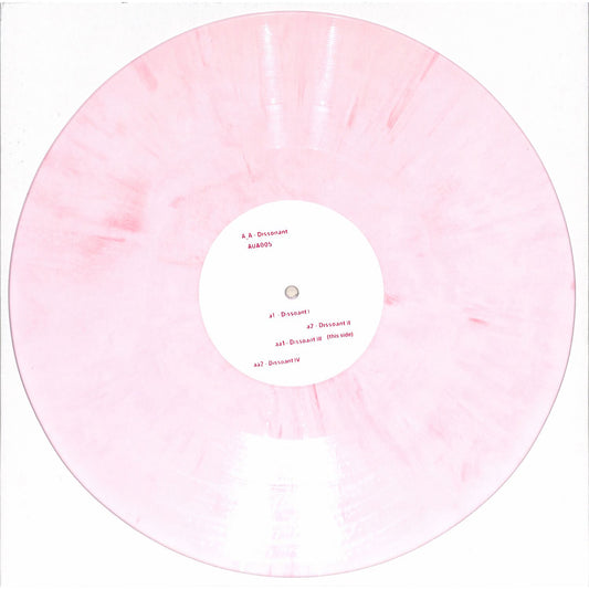 Second Hand vinyl record titled A_A – DISSONANT with abstract cover art, front view showing the album design.
