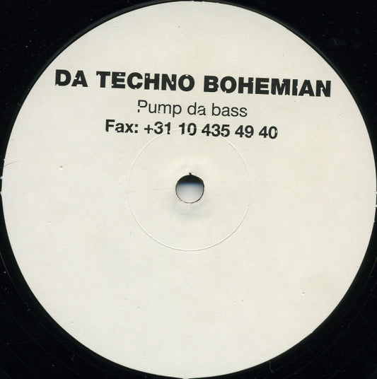 Second Hand DA TECHNO BOHEMIAN Pump Da Bass vinyl record with colorful abstract cover art.