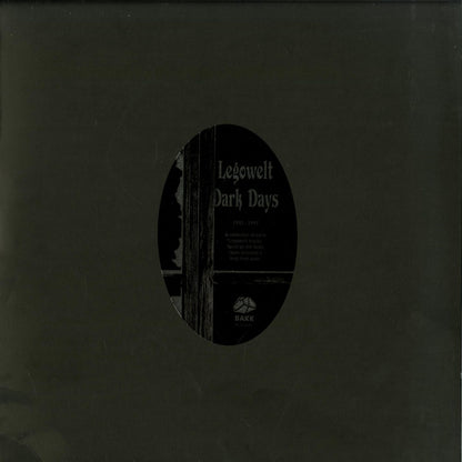 Dark Days vinyl record by Second Hand featuring the album cover for the LEGOWELT music release.