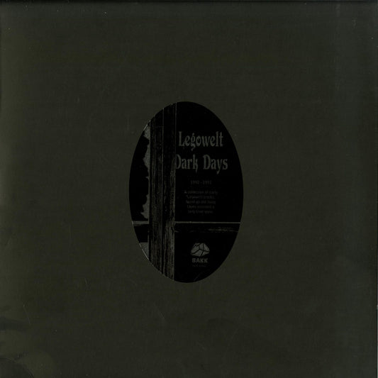 Dark Days vinyl record by Second Hand featuring the album cover for the LEGOWELT music release.