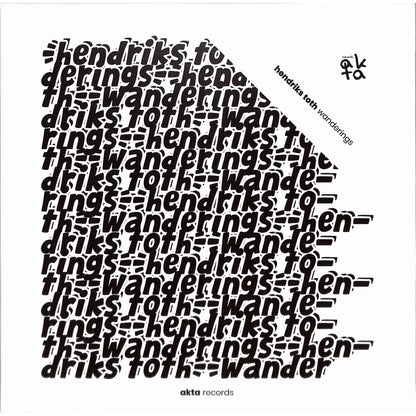 Yoyaku Hendriks Toth Wanderings vinyl record with colorful abstract artwork on the front cover.