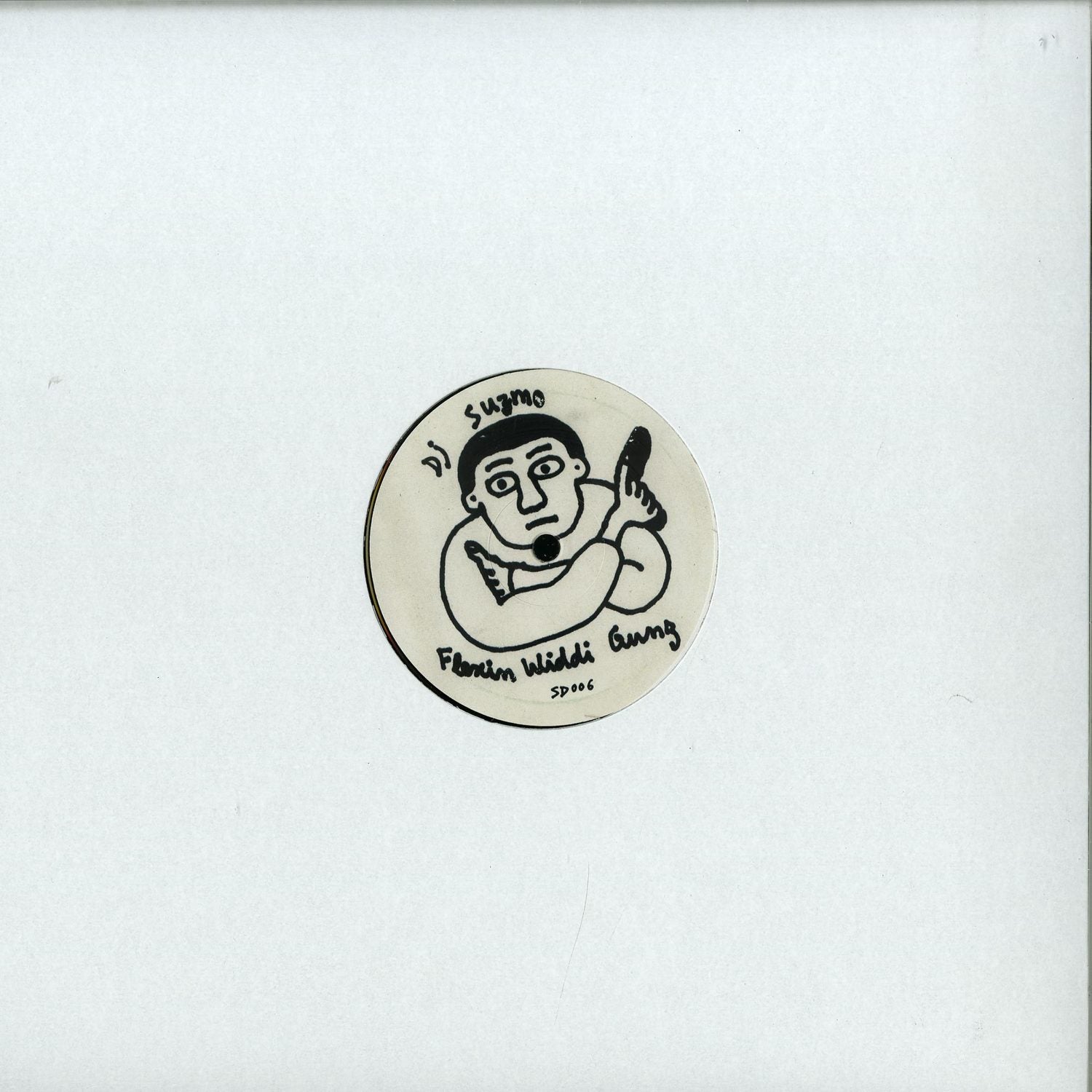 Decks vinyl record titled "Flexin Widdi Gunz" by DJ Suzmo, Gecin & NW, with colorful album artwork on the front.