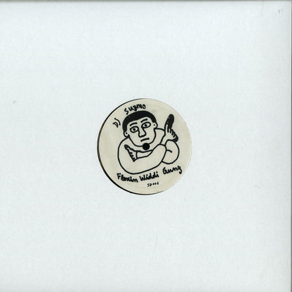 Decks vinyl record titled "Flexin Widdi Gunz" by DJ Suzmo, Gecin & NW, with colorful album artwork on the front.