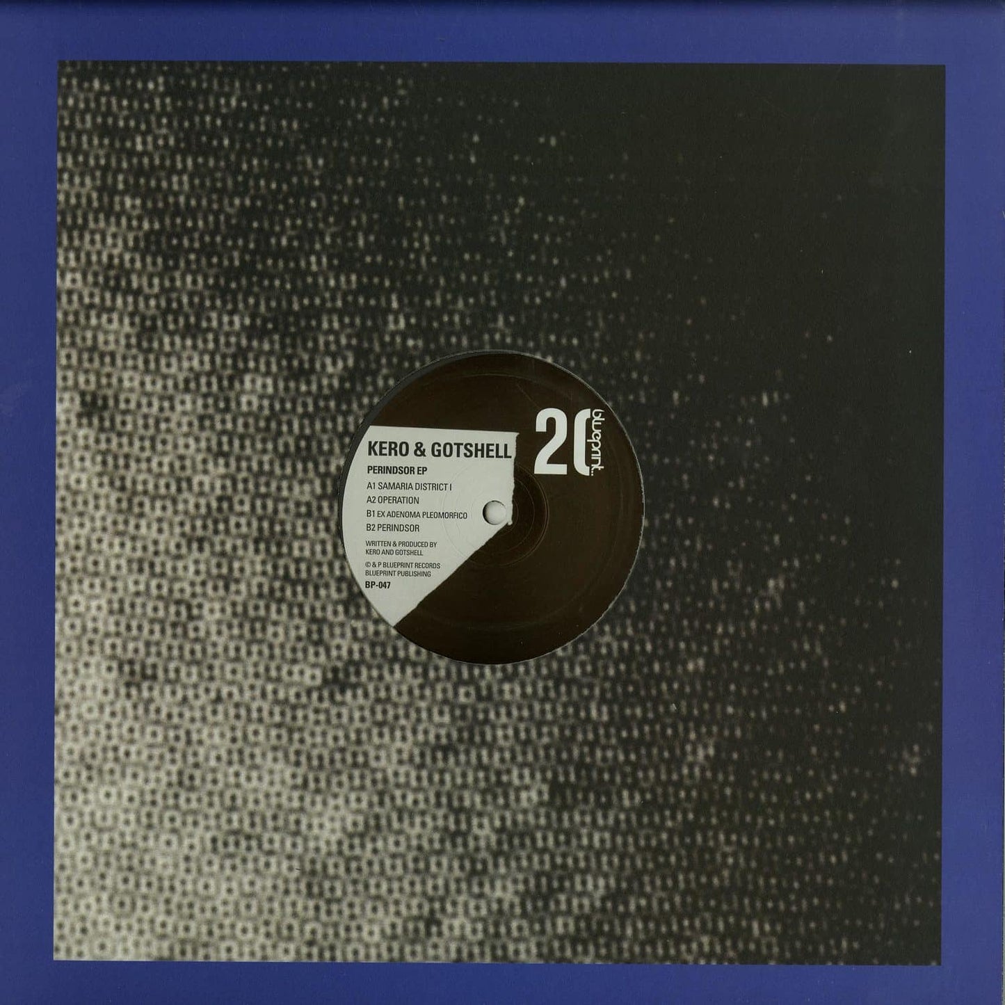 Second Hand vinyl record of KERO & GOTSHELL – PERINDSOR EP, showing the front cover with colorful artwork.