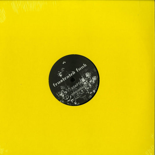 Second Hand ADAPTA VOHX Continues vinyl record with colorful album cover art, featuring bold graphics and vibrant design.
