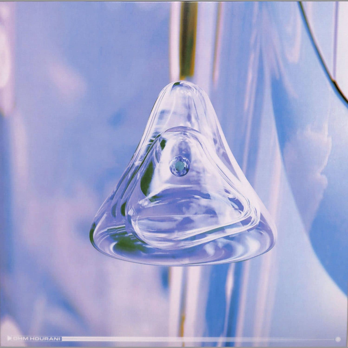 Yoyaku vinyl record "OHM HOURANI, WAREIKA – YOYAKU 013" with colorful abstract cover art, front view.