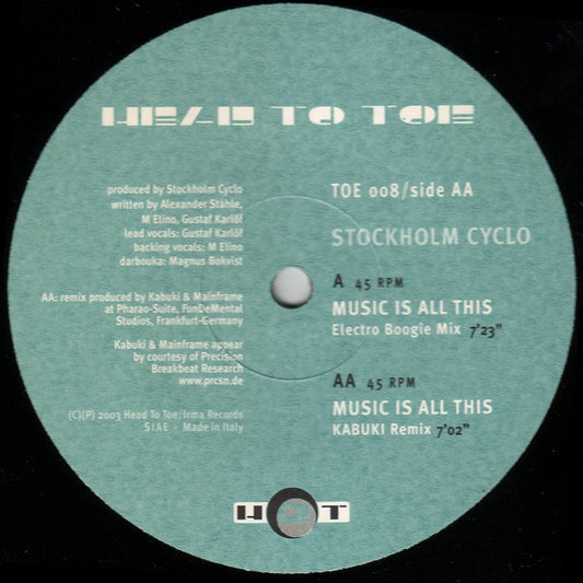 STOCKHOLM CYCLO, KABUKI – MUSIC IS ALL THIS