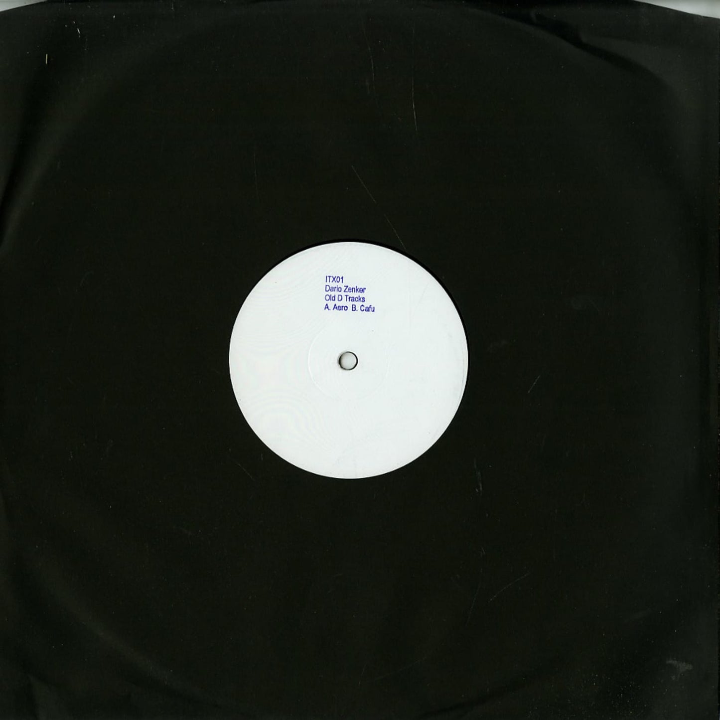 Vintage DARIO ZENKER Old D Tracks vinyl record with colorful album cover, second hand edition, front view.