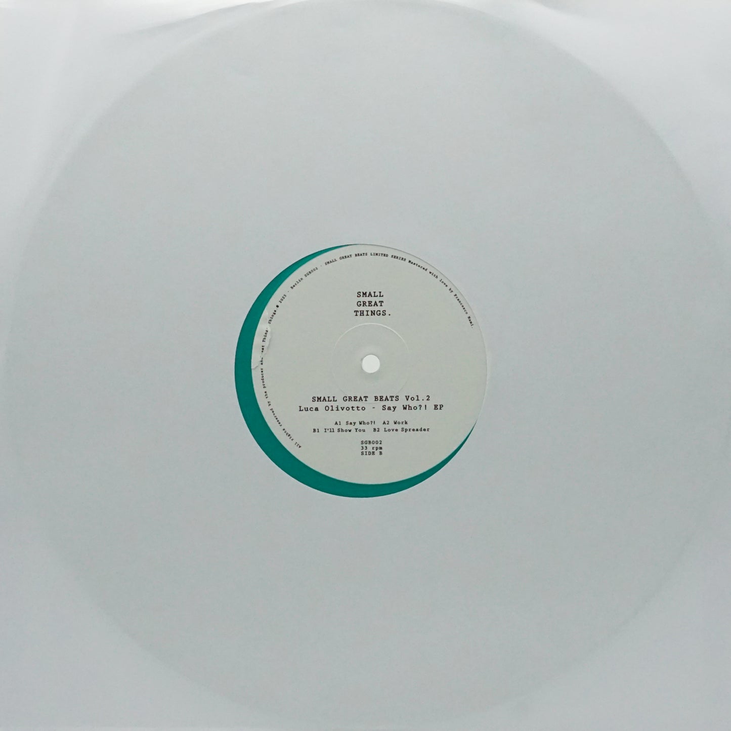 LUCA OLIVOTTO – SAY WHO?! EP