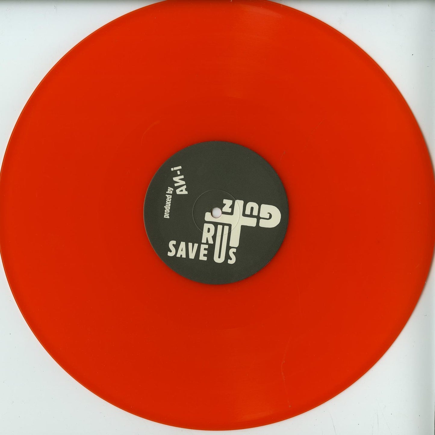Second Hand AN-I GUTZ vinyl record with colorful album cover art, featuring bold typography and abstract design.