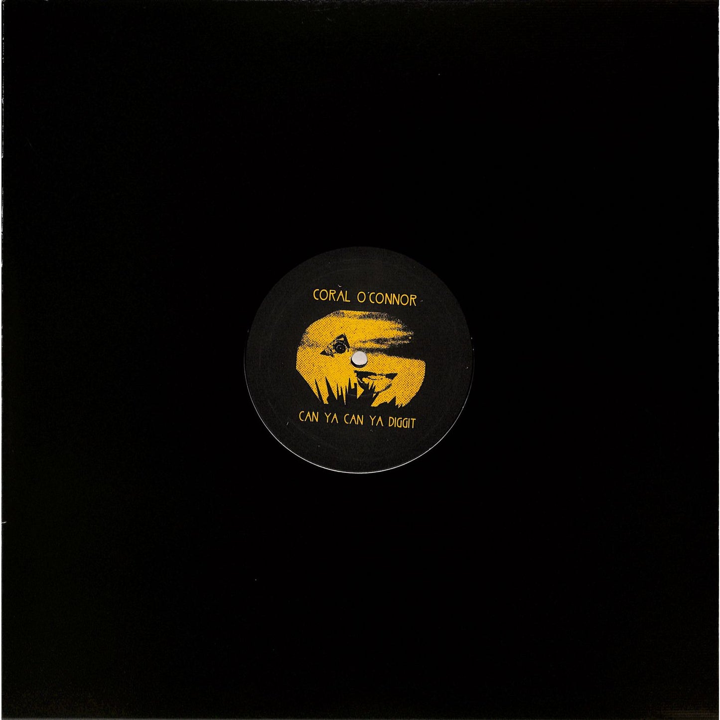 Vinyl record "Can Ya Can Ya Diggit" by Coral O'Connor, released by Syncrophone, showing the front cover with vibrant artwork.