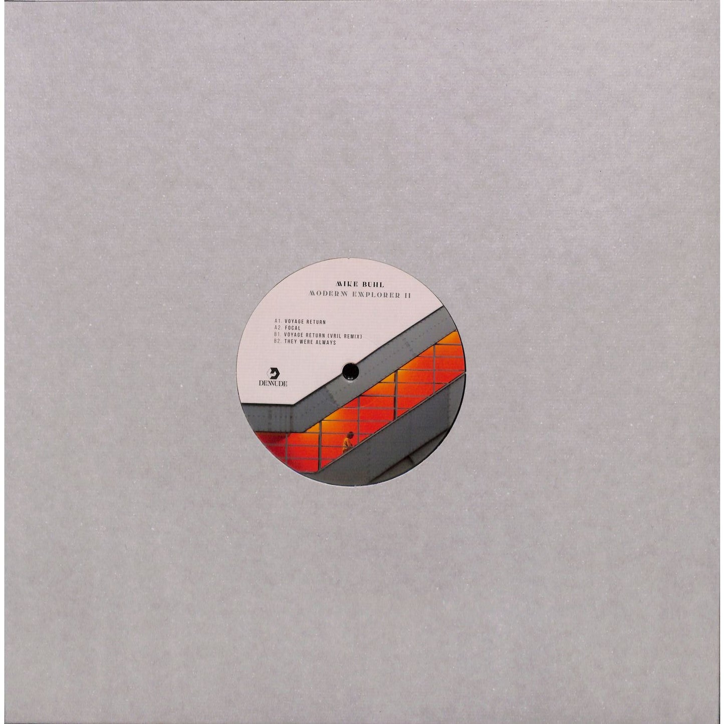 Decks Vril – Modern Explorer II vinyl record by Mike Buhl, showing the record's front cover with abstract artwork and branding.