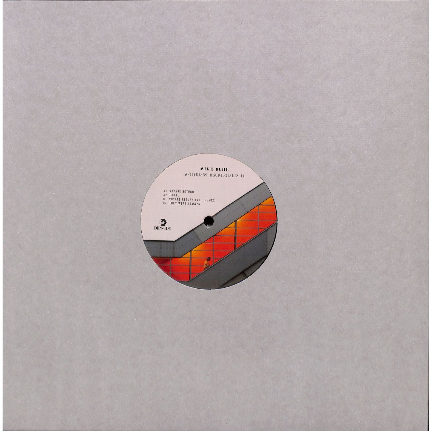 Decks Vril – Modern Explorer II vinyl record by Mike Buhl, showing the record's front cover with abstract artwork and branding.