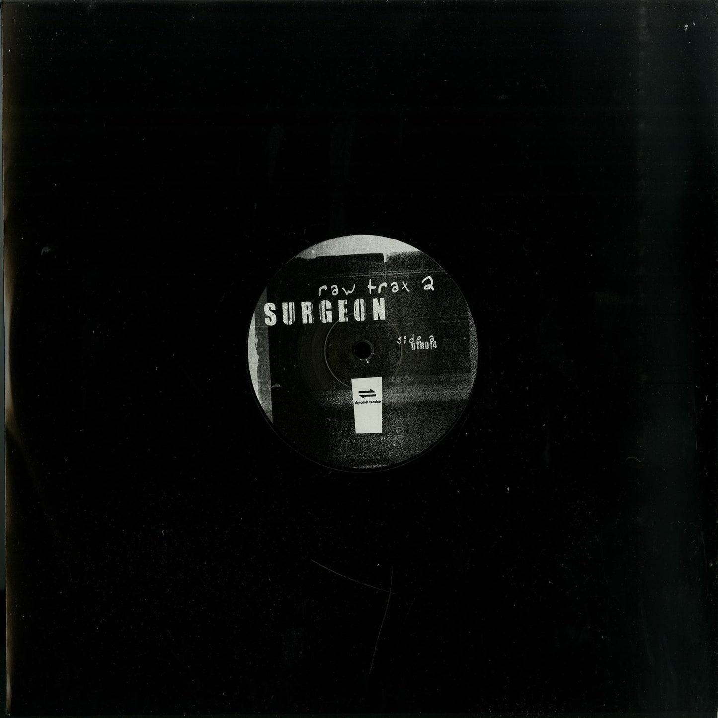 Second Hand SURGEON RAW TRAX 2 vinyl record with black label and colorful album artwork on the front.